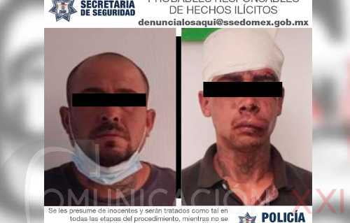 Policía rescata a tres presuntos homicidas en Zumpango; vecinos pretendían lincharlos